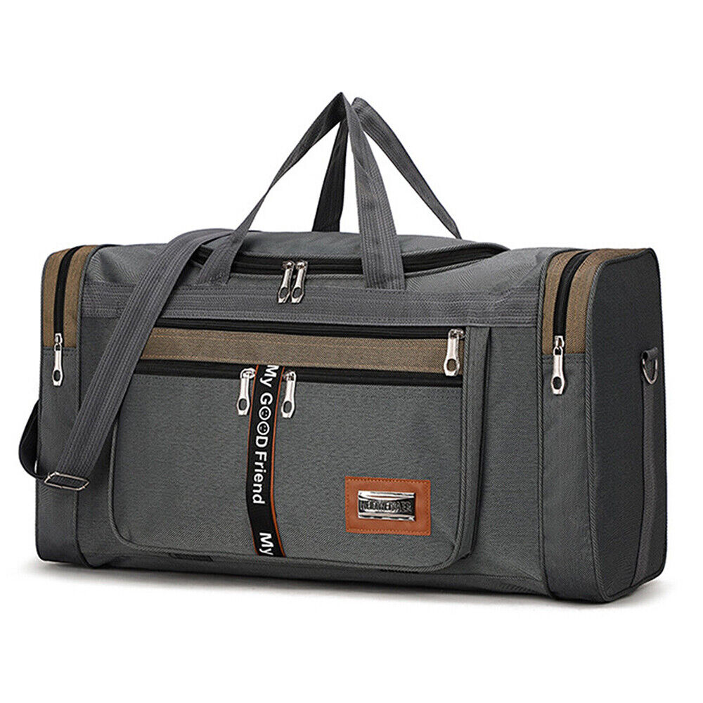 Oxford Duffle Luggage Bag Waterproof Travel Gym Sports Handbag w/ Shoulder Strap 24Hr Smart